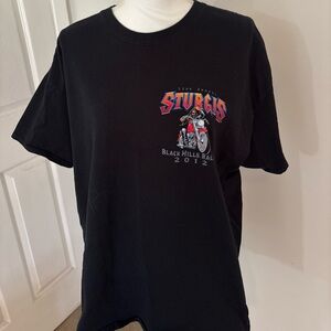 NWOT Sturgis Black Hills Rally 2012 Graphic T-Shirt | Gildan Ultra Cotton | XL